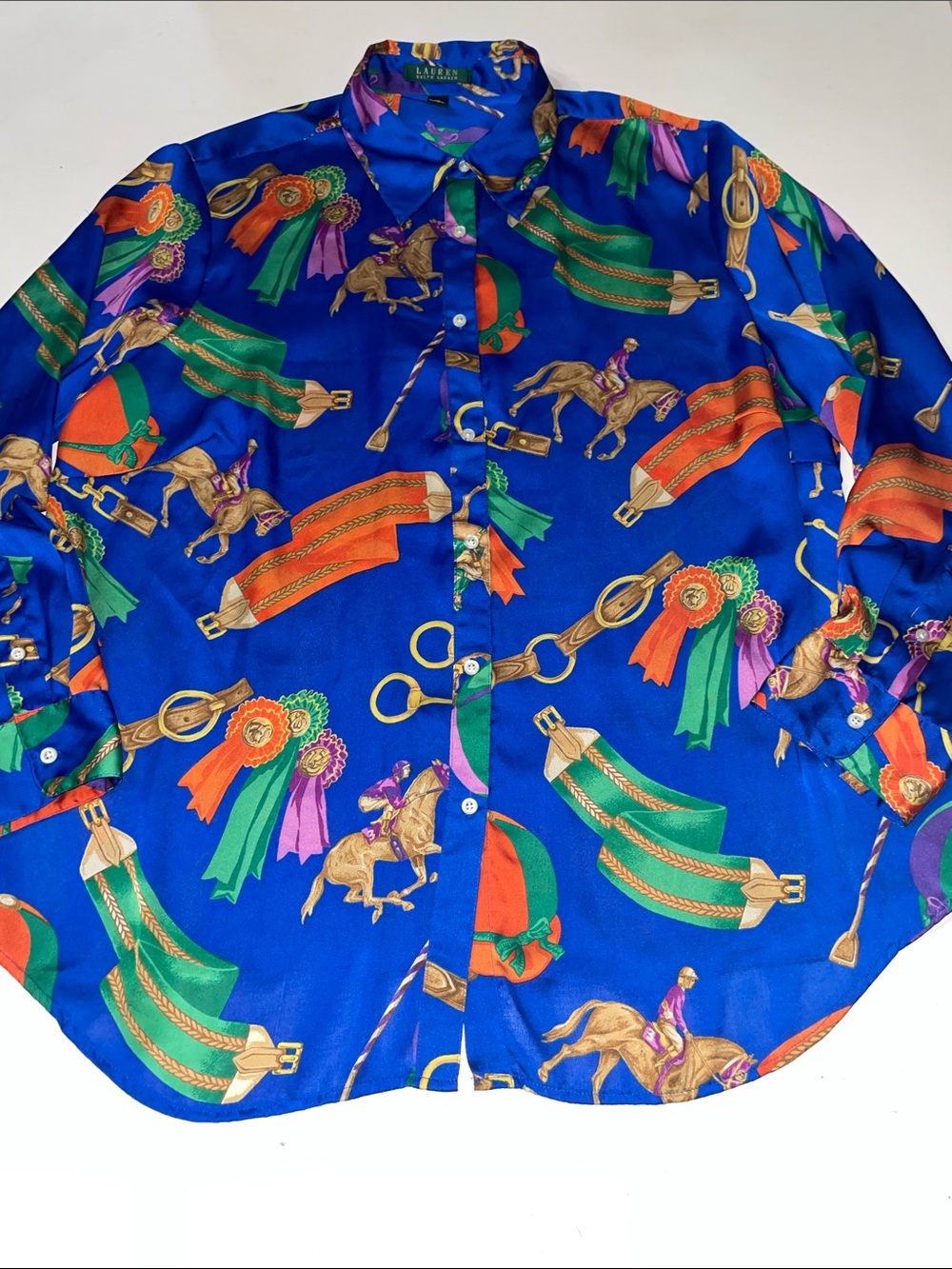 Lauren Ralph Lauren equestrian polo blouse size 1X
